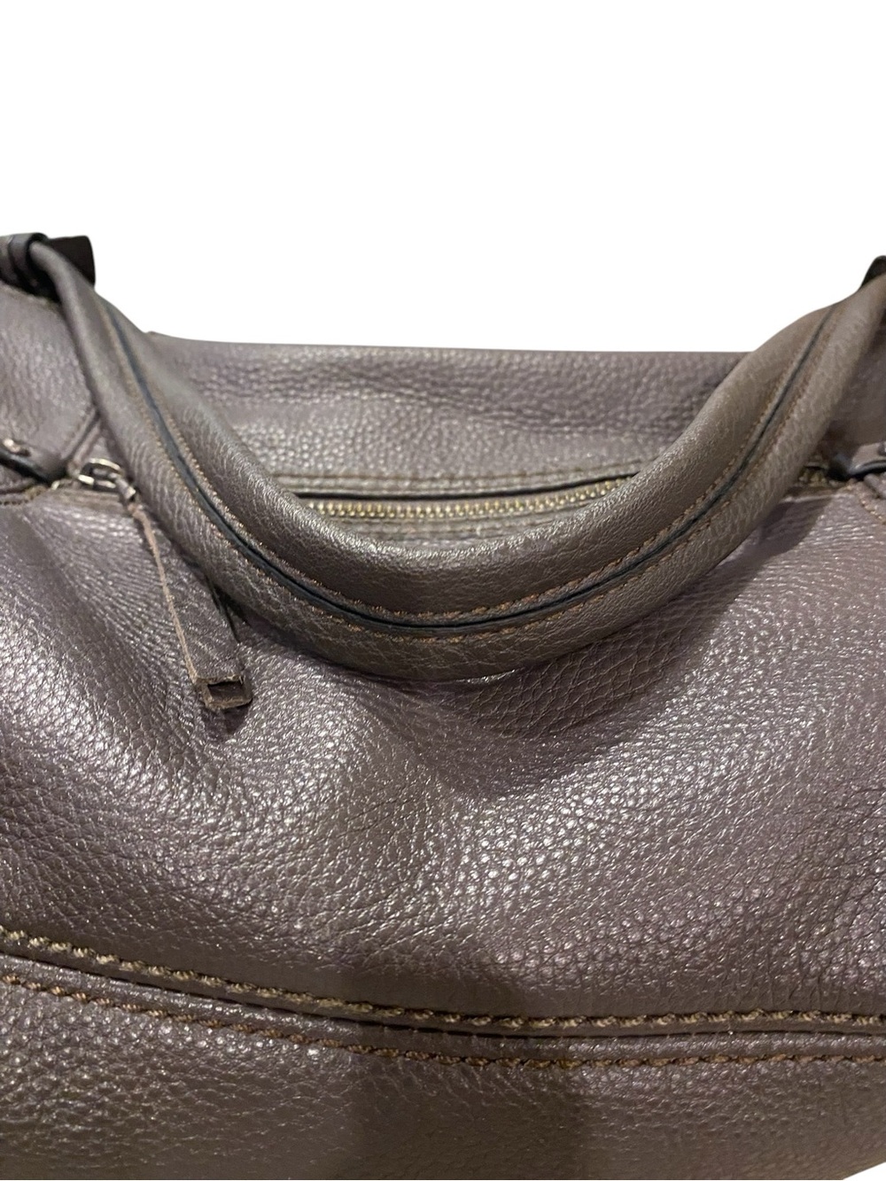 The Sak Sequoia Pebbled Leather Hobo in Slate Gray - Picture 9 of 13